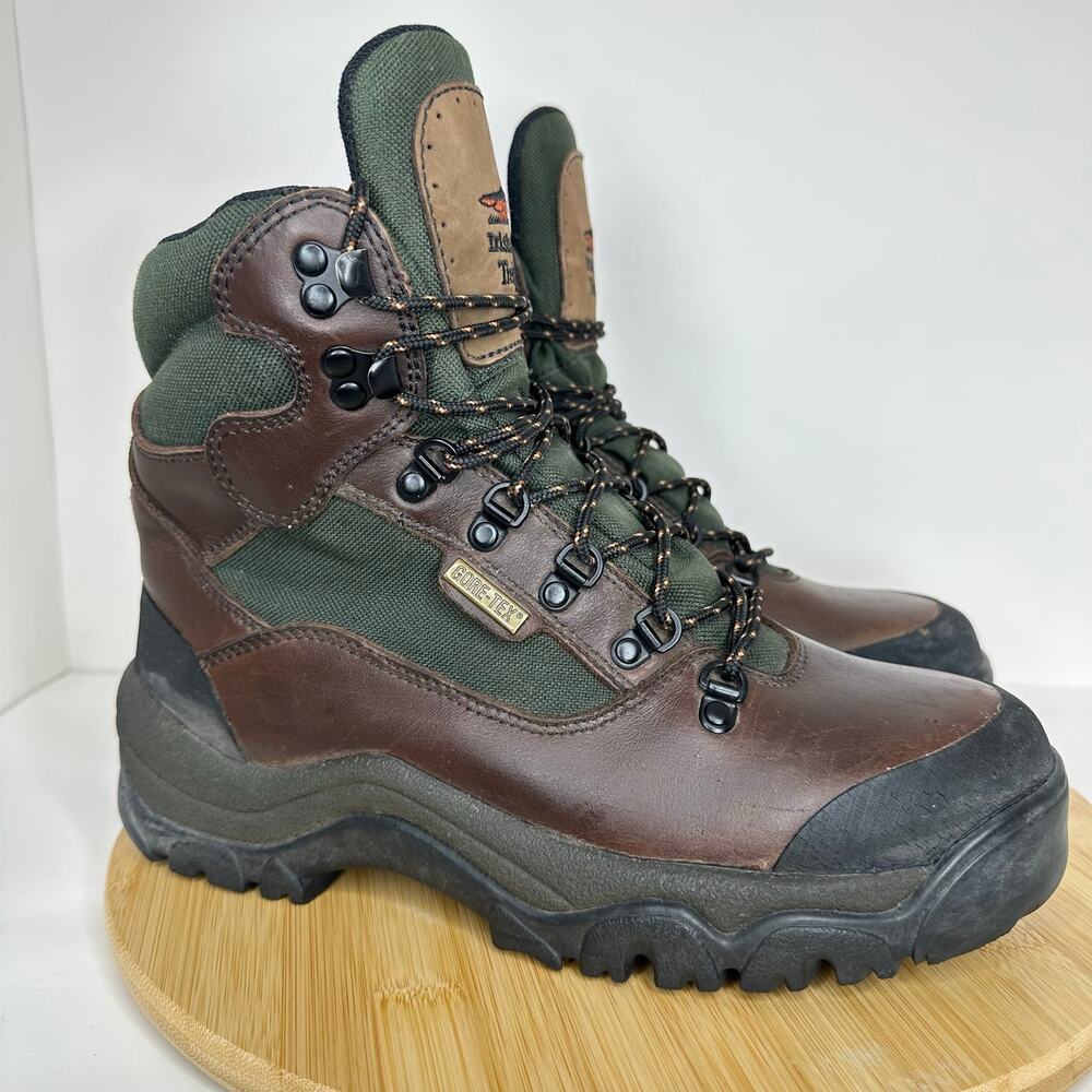 Irish Setter 801 Trekkers Hiking Boots Leather Waterproof Gore Tex Size 7.5